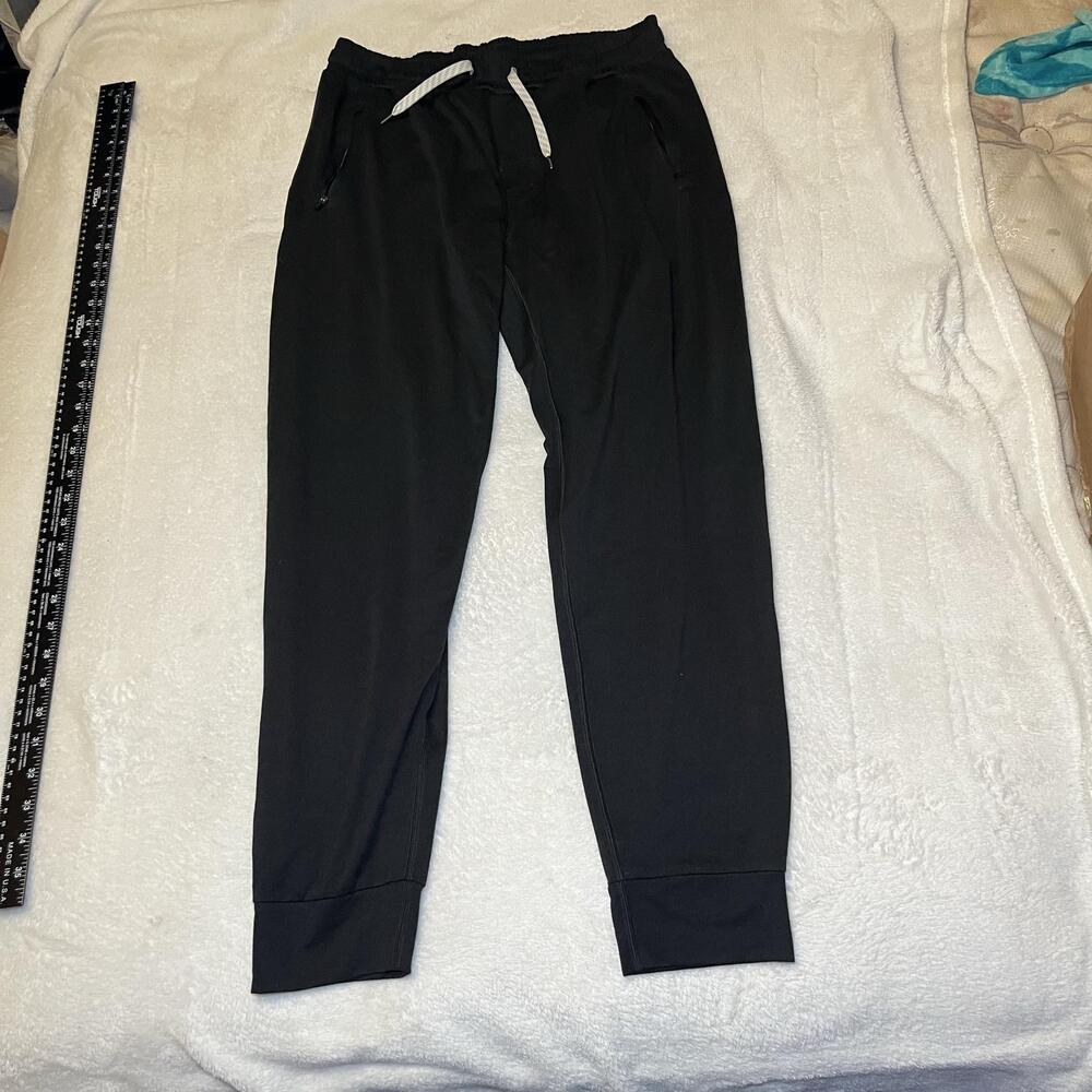 Vuori Men's Ponto Performance Jogger Size Large Black NWOT $110